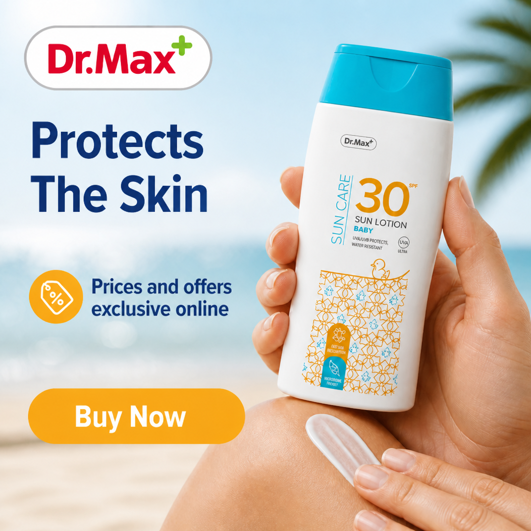 Dr. Max sun lotion ad creative
