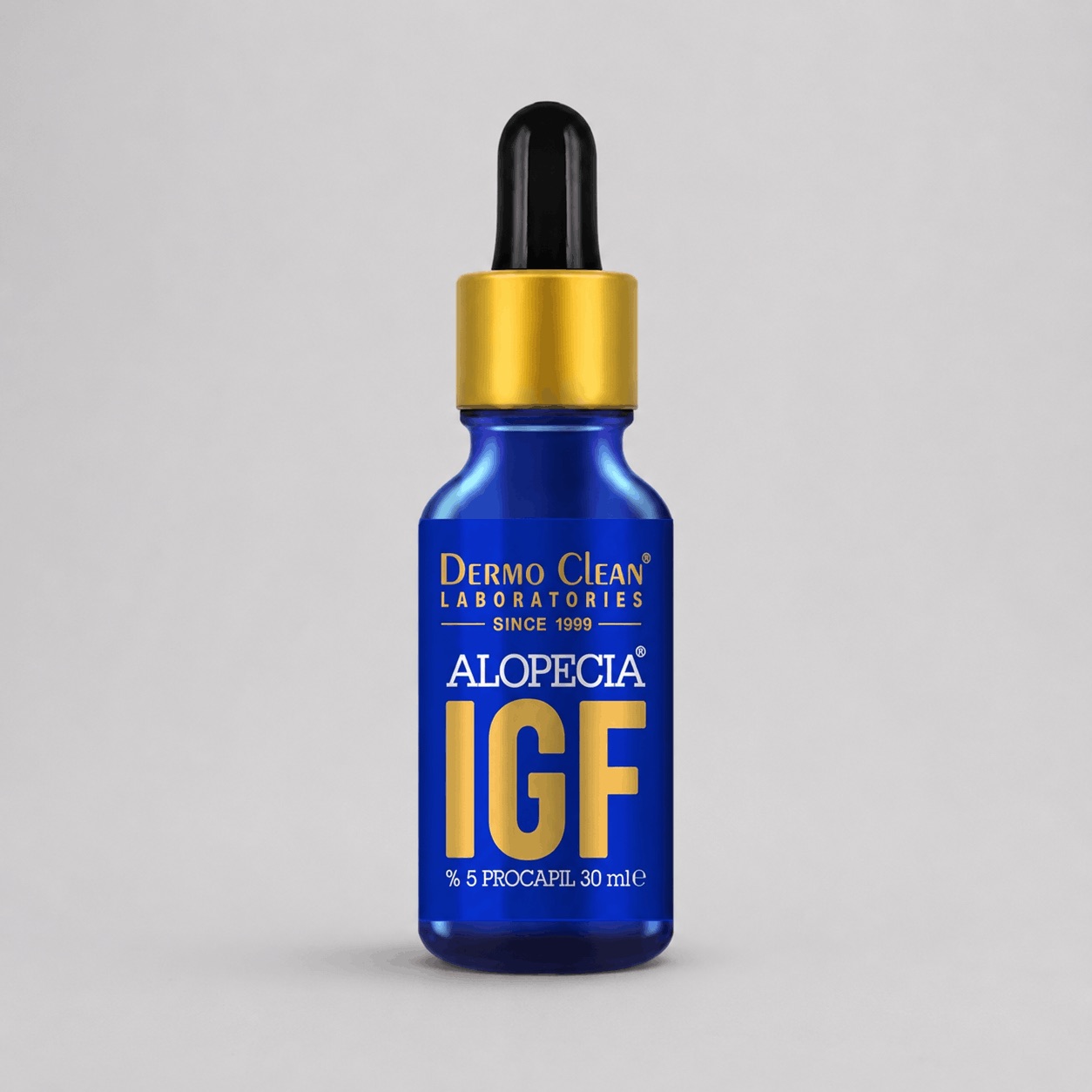 Serul IGF, flacon albastru de 30 ml cu picurător