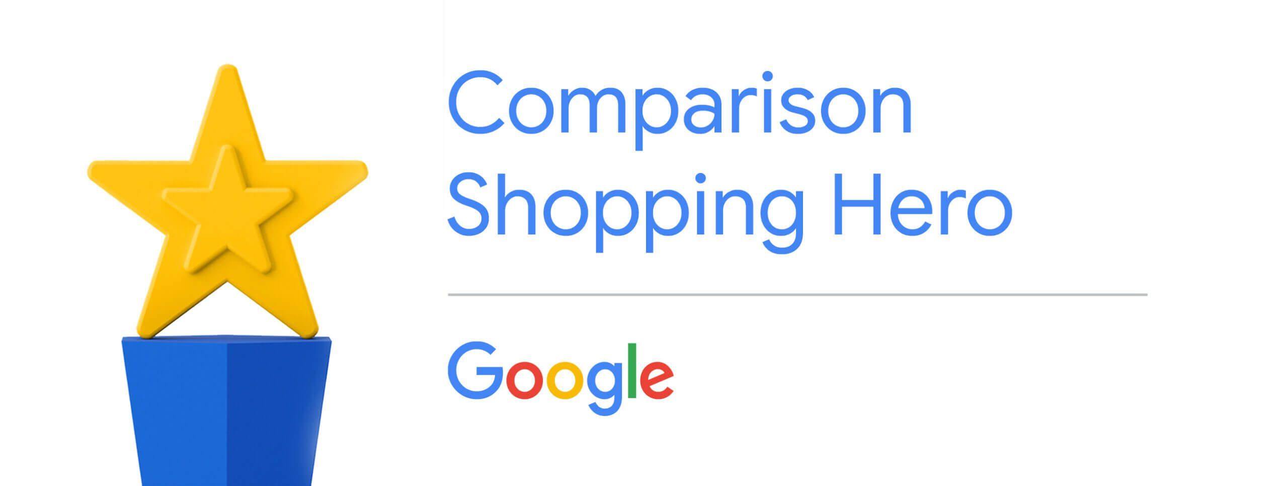 Google Comparison Shopping Hero